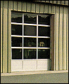 Aluminum Full View Sectional Commercial Door